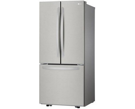 Réfrigérateur trois portes avec porte à deux battants amovible de 30 po., 21,8 pi³ avec technologie SmartDiagnosis™ LG - LRFNS2200S