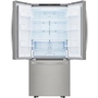 Réfrigérateur trois portes avec porte à deux battants amovible de 30 po., 21,8 pi³ avec technologie SmartDiagnosis™ LG - LRFNS2200S