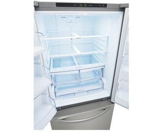 Réfrigérateur trois portes avec porte à deux battants amovible de 30 po., 21,8 pi³ avec technologie SmartDiagnosis™ LG - LRFNS2200S