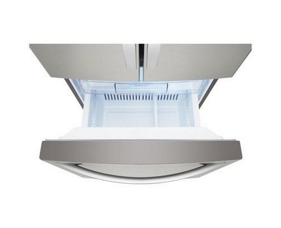 Réfrigérateur trois portes avec porte à deux battants amovible de 30 po., 21,8 pi³ avec technologie SmartDiagnosis™ LG - LRFNS2200S