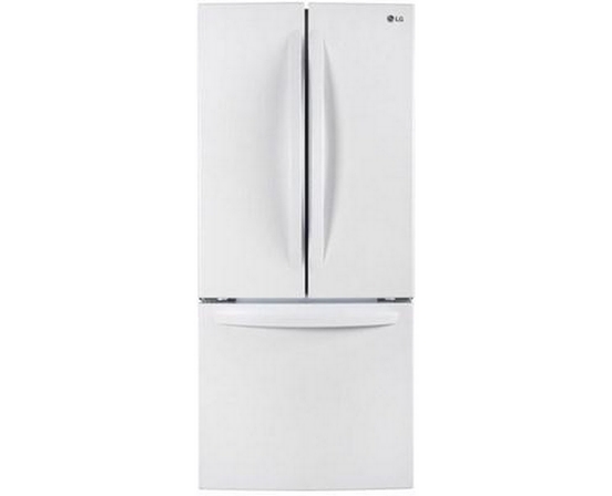 Réfrigérateur trois portes avec porte à deux battants amovible de 30 po., 21,8 pi³ avec technologie SmartDiagnosis™ LG - LRFNS2200W
