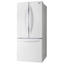 Réfrigérateur trois portes avec porte à deux battants amovible de 30 po., 21,8 pi³ avec technologie SmartDiagnosis™ LG - LRFNS2200W