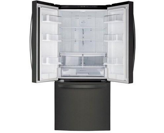 Réfrigérateur trois portes avec porte à deux battants amovible de 30 po., 21,8 pi³ avec technologie SmartDiagnosis™ LG - LRFNS2200D