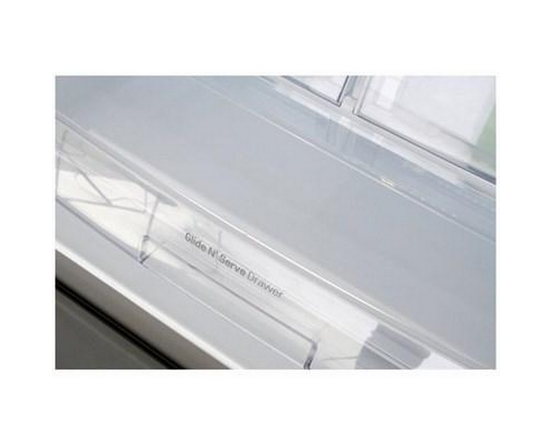 Réfrigérateur trois portes avec porte à deux battants amovible de 30 po., 21,8 pi³ avec distributeur d'eau externe LG - LRFWS2200S