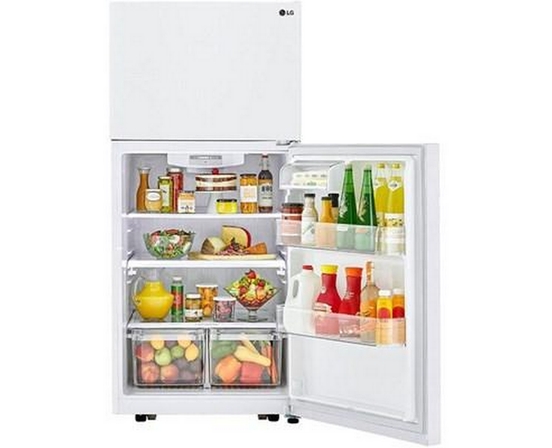Réfrigérateur à congélateur supérieur amovible de 30 po., 20,2 pi³ avec Smart Diagnosis™ LG - LTCS20020W
