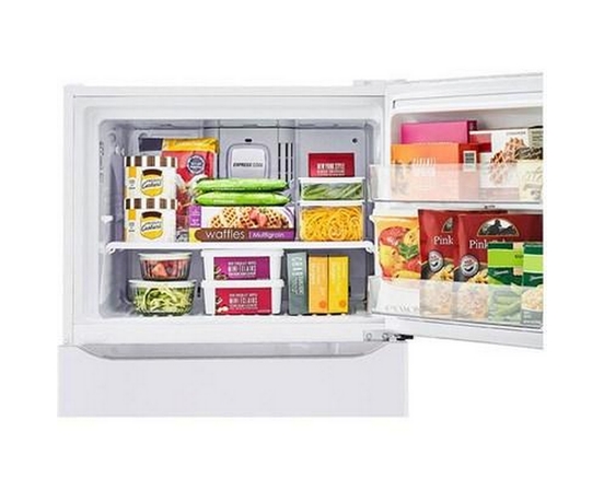 Réfrigérateur à congélateur supérieur amovible de 30 po., 20,2 pi³ avec Smart Diagnosis™ LG - LTCS20020W