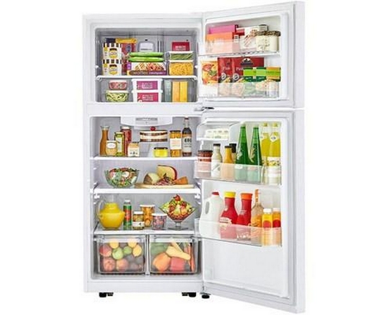 Réfrigérateur à congélateur supérieur amovible de 30 po., 20,2 pi³ avec Smart Diagnosis™ LG - LTCS20020W