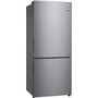 Réfrigérateur à congélateur inférieur à profondeur de comptoir de 28 po., 14,7 pi³ avec Multi-Air Flow Cooling LG - LBNC15251V
