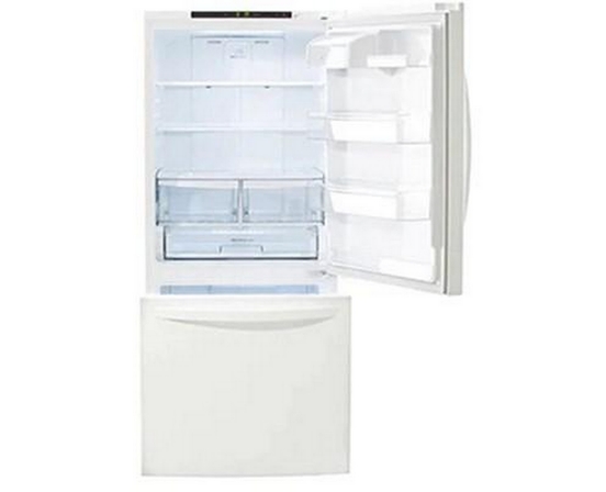 Réfrigérateur à congélateur inférieur amovible de 30 po., 22.1 pi³ avec système de refroidissement à débit d’air multiple LG - LRDNS2200W