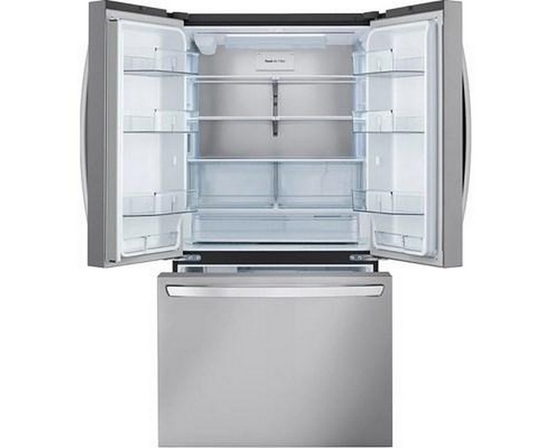 Réfrigérateur trois portes avec porte à deux battants à profondeur de comptoir Max de 36 po, 27 pi³. avec Linear Cooling™ LG - LRFLC2706S
