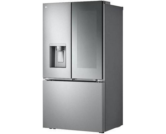 Réfrigérateur trois portes avec porte à deux battants à profondeur de comptoir MAX™ de 36 po, 26 pi³ avec Mirror InstaView® LG - LRYKC2606S