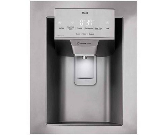 Réfrigérateur trois portes avec porte à deux battants de 36 po, 27,7 pi³. avec Smart Diagnosis LG - LRFS28XBS
