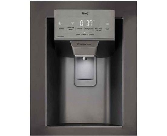 Réfrigérateur trois portes avec porte à deux battants de 36 po, 27,7 pi³. avec Smart Diagnosis LG - LRFS28XBD
