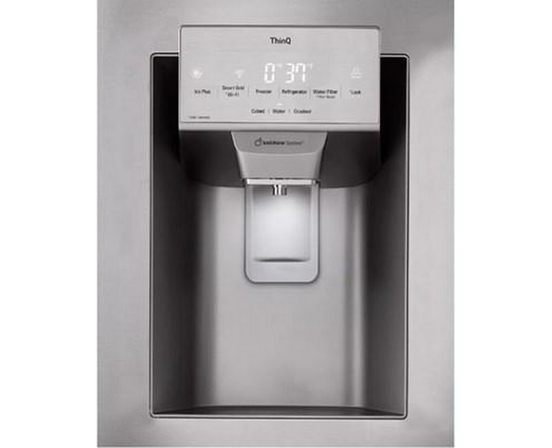 Réfrigérateur trois portes avec porte à deux battants autonome avec Wi-Fi LG - LHFS28XBS