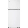 Réfrigérateur à congélateur supérieur amovible de 27,5 po, 17,5 pi³. LG - LT18S2100W