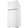 Réfrigérateur à congélateur supérieur amovible de 27,5 po, 17,5 pi³. LG - LT18S2100W