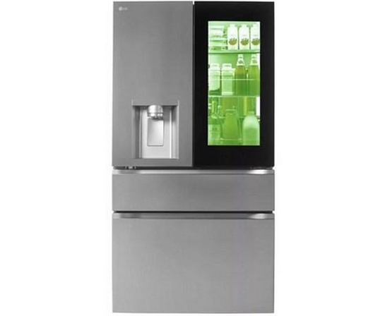 Réfrigérateur quatre portes avec porte à deux battants de 29 po 28,6 pi³ avec Smart InstaView® LG - LF29S8365S