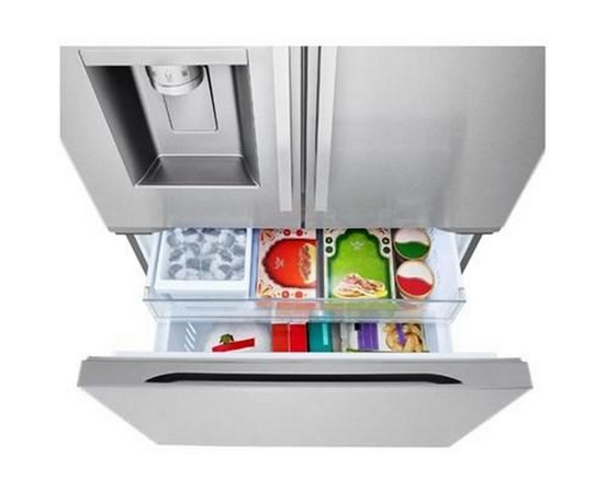 Réfrigérateur trois portes avec porte à deux battants à profondeur de comptoir de 36 po, 23,7 pi³. avec Wi-Fi LG - LF24Z6530S