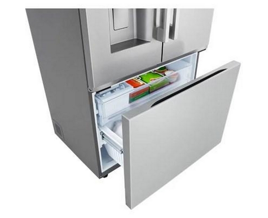 Réfrigérateur trois portes avec porte à deux battants à profondeur de comptoir de 36 po, 23,7 pi³. avec Wi-Fi LG - LF24Z6530S