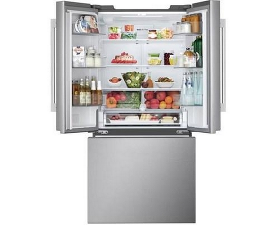 Réfrigérateur à portes françaises 3 portes de 25 pi³ avec design de poignée hybride LG - LF25H6200S