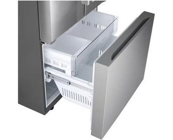 Réfrigérateur à portes françaises 3 portes de 25 pi³ avec design de poignée hybride LG - LF25H6200S
