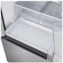 Réfrigérateur trois portes avec porte à deux battants autoportant de 33 po, 25 pi³. avec distributeur d'eau et de glaçons LG - LF25H6330S