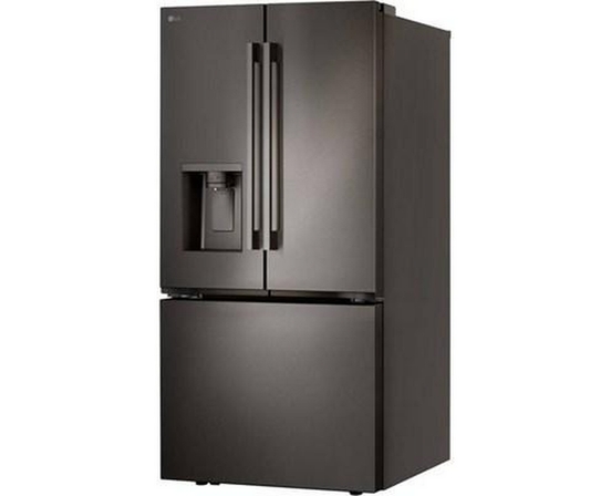 Réfrigérateur de profondeur standard à trois portes de 33 po avec distributeur d’eau et de glaçons et machine à glaçons double, 25pi3 LG - LF25H6330D