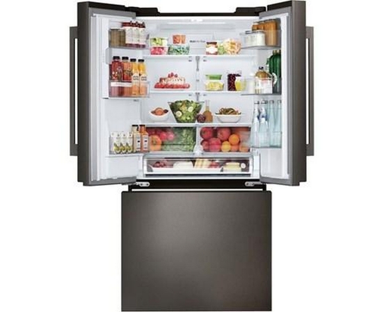 Réfrigérateur de profondeur standard à trois portes de 33 po avec distributeur d’eau et de glaçons et machine à glaçons double, 25pi3 LG - LF25H6330D