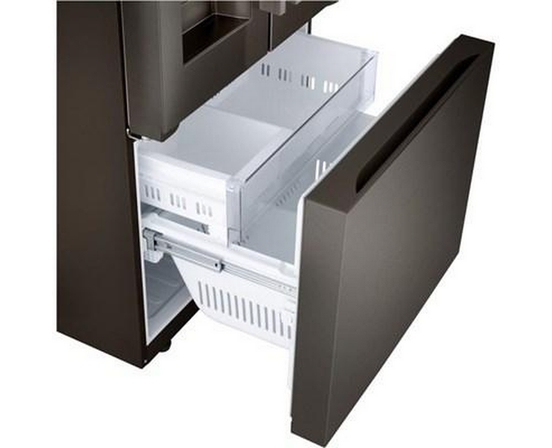 Réfrigérateur de profondeur standard à trois portes de 33 po avec distributeur d’eau et de glaçons et machine à glaçons double, 25pi3 LG - LF25H6330D