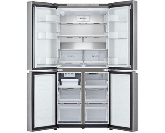 Réfrigérateur quatre portes avec porte à deux battants à profondeur de comptoir de 33 po avec machine à glaçons LG - LF19C8200S