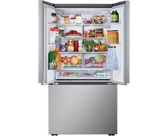 Réfrigérateur trois portes avec porte à deux battants à profondeur de comptoir de 36 po, 25 pi³. avec machine à glaçons et distributeur d'eau LG - LF25Z6211S