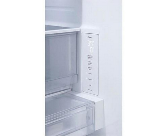 Réfrigérateur trois portes avec porte à deux battants à profondeur de comptoir de 36 po, 25 pi³. avec machine à glaçons et distributeur d'eau LG - LF25Z6211S