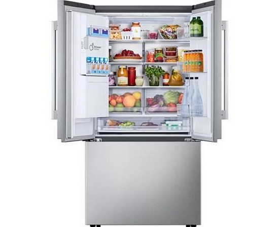 Réfrigérateur trois portes avec porte à deux battants à profondeur de comptoir MAX™ de 24 po, 23,7 pi³. avec Zero Clearance™ LG - LF24Z6330S