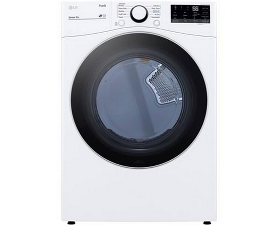 Sécheuse électrique de 7.4 pi³ avec technologie ThinQ® LG - DLE3600W