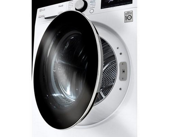 Sécheuse électrique de 4.2 pi³ avec technologie ThinQ® LG - DLHC1455W