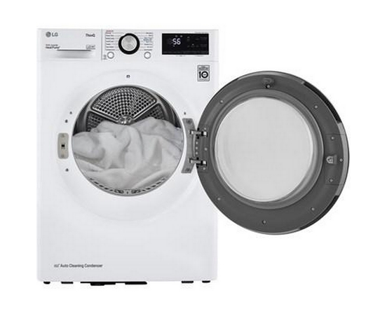 Sécheuse électrique de 4.2 pi³ avec technologie ThinQ® LG - DLHC1455W