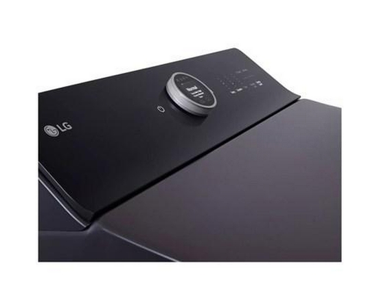 Sécheuse électrique de 7,3 pi³. avec porte EasyLoad™ et capteur AI LG - DLEX8600BE