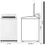 Laveuse à chargement vertical avec EasyUnload™ LG - WT8200CW