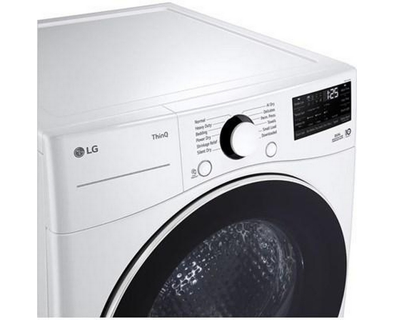 Sécheuse électrique de 7.8 pi³ avec DirectDrive® LG - DLHC3602W