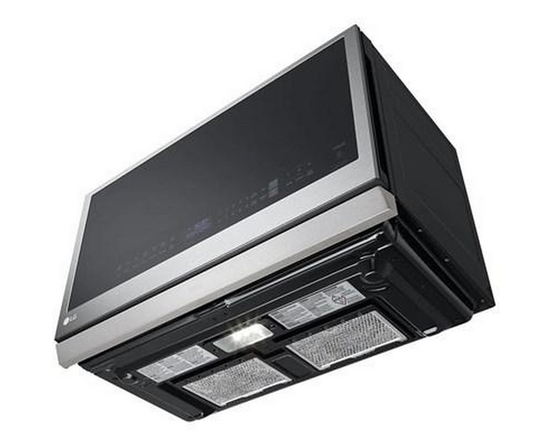 Four à micro-ondes à hotte intégrée de 30 po, 2,1 pi³. avec EasyClean® LG - MVEL2137F