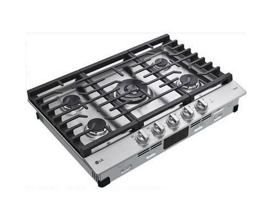 Table de cuisson encastrée à gaz de 30 po avec technologie ThinQ® LG - CBGJ3027S