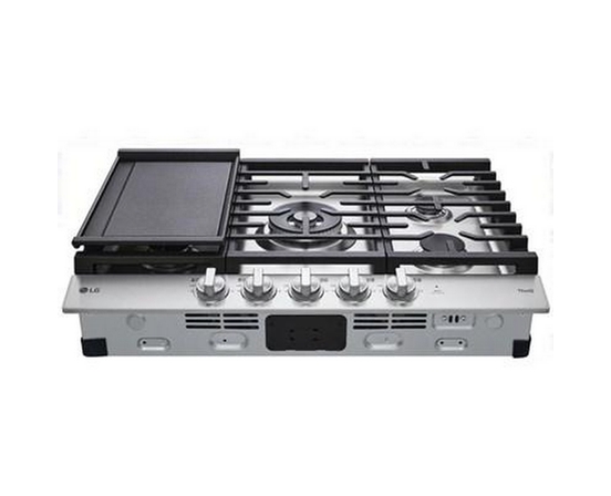 Table de cuisson encastrée à gaz de 30 po avec technologie ThinQ® LG - CBGJ3027S