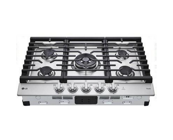 Table de cuisson encastrée à gaz de 30 po avec technologie ThinQ® LG - CBGJ3027S