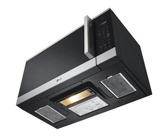 Four à micro-ondes à hotte intégrée de 30 po, 1,2 pi³ avec EasyClean® LG - MVEM1825X