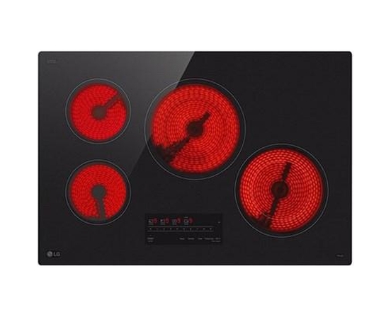 Table de cuisson encastrée électrique intelligente de 30 po avec 4 éléments LG -