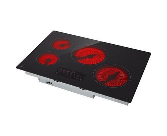 Table de cuisson encastrée électrique intelligente de 30 po avec 4 éléments LG -