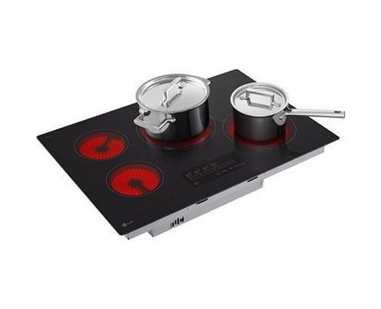 Table de cuisson encastrée électrique intelligente de 30 po avec 4 éléments LG -