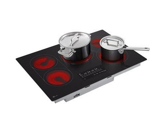 Table de cuisson encastrée électrique intelligente de 30 po avec 5 éléments LG -