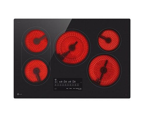 Table de cuisson encastrée électrique intelligente de 30 po avec 5 éléments LG -