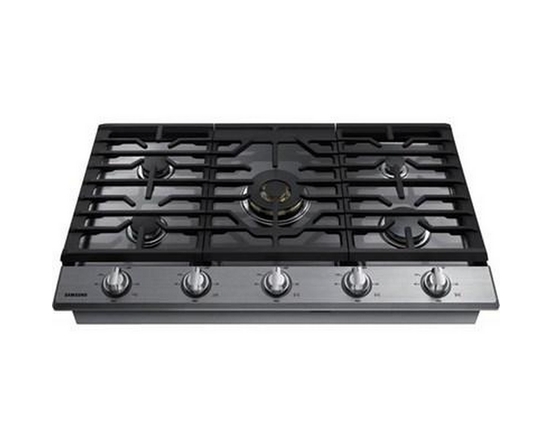 Table de cuisson encastrée à gaz de 36 po avec connection Wi-Fi et Bluetooth Samsung - NA36N7755TS/AA